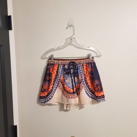Blue Rain Sheer Flowy Shorts Sz S - Picture 1 of 3